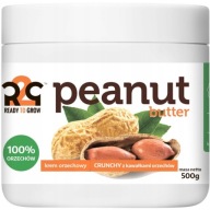 R2G Pasta z arašidového masla Arašidový krém 100% orechový chrumkavý 500 g