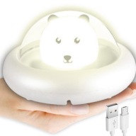 BEZDRÔTOVÁ Silikónová Soft LED nočná lampa pre DETI BEAR BEAR BEAR BEAR