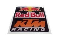3D NÁLEPKA KTM RACING RED BULL 3,8 x 3,8 cm