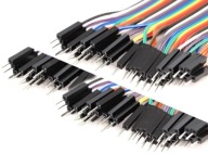 Vodiče štartovacie káble DuPont 40 ks samec-samec Arduino ESP FV