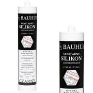 Sanitárny silikón Black Bauhus flexibilný PRO