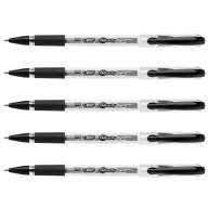 Bic Gelocity Stic výsuvné gélové pero 0,5 mm, čierne, 5 ks