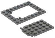 LEGO Trapdoor s klapkou 92107 + 92099 Tmavosivá / DBG NOVINKA