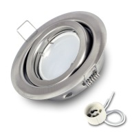 SATIN pohyblivé halogénové svietidlo + GU10 7W neutrálna LED žiarovka