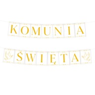 Communion Banner Decoration Dekoratívne závesné dekoratívne girlandy na prijímanie