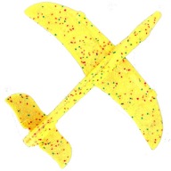 HRAČKA KITE PRE DETI LIETADLO STYROFOAM Šípka VTÁK KLUZÁK ŽLTÝ