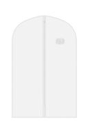 OBAL NA OBLEČENIE, BUNDA, BLÚZKA, KOŠEĽA - BIELA ​​65x102 (T102B)