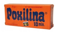 POXILINA 70g LEPIDLO DVOJZLOŽKOVÉ TEĽ