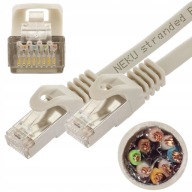 NEKU Patchcord kábel S/FTP screen cat.6a PIMF 2m