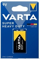 Batéria VARTA 9V 6F22 R9 6LR61 SUPER HEAVY DUTY