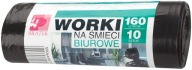 Kancelárske vrecia na odpad, 160L, 10 ks, silné