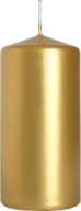 Sviečka valcová BISPOL GOLD METALLIC sviečka 10cm