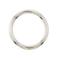 Prsteň KOVOVÝ 30 mm NIKEL 4 mm