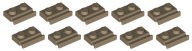 LEGO tanier s okrajom. 1x2 kusy piesku 10 ks 32028