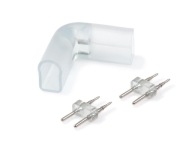 KONEKTOR PRE LED NEÓNOVÉ PÁSY 8X16MM, OBOJSTRANNÝ ROH