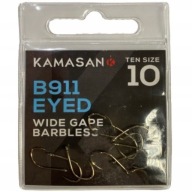 Kamasan B911 Barbless Eyed Barbless háčiky č.14