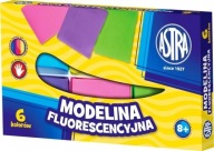 Fluorescenčná modelovacia hmota Astra, 6 farieb