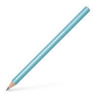 Trojhranná ceruzka Sparkle Jumbo Faber-Castell B, tyrkysová