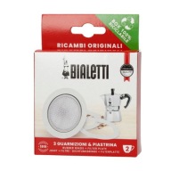 Tesnenia Bialetti pre 2 t kávovary, 3 ks + sitko