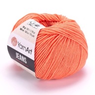 YARNART JEANS priadza 23 oranžová