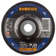 RHODIUS 200018 KSM BRÚSNE KOTÚČE KOVOVÉ 125x7 x22,23