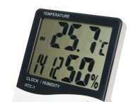 HYGROMETER TEPLOMER HODINY IZBOVÝCH SENZOROV BEZDRÔTOVÁ LCD METROSTANICA