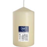 Sviečka valcová BISPOL Aura 50H 12CM SW70/120 ECRU