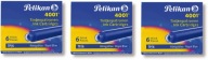 Náplne do plniacich pier Krátke náplne MODRÉ 6 KS Pelikan x3 bal
