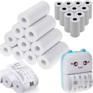 TERMÁLNY PAPIER PRE TLAČIAREŇ DRUKUS SADA 10 X PAPIEROVEJ ROLY