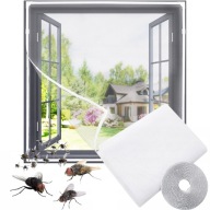 SIEŤKA NA KOMÁRIU NA OKENNÝ HMYZ 150x180 + BIELY VELKÝ SUCHÝ zips PROTI KOMÁROM A MUCHÁM