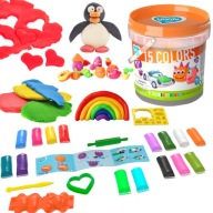 Modelovacia sada Playdough, plastelína, plastelína, 15 farieb