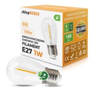 E27 LED žiarovka 1W Edison retro dekoratívne vlákno 60lm