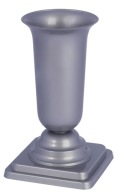 Vial Vase Lady 2 strieborný cintorínsky hrob odolný