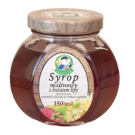LAHODNÝ MALINOVÝ SIRUP S KVETOM PRÍRODNÝ