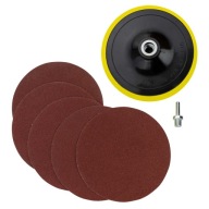 Kotúč na suchý zips + 5x brúsny kotúč 150mm p40