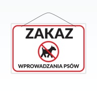 Laminovaná tabuľka A5 ZÁKAZ PESOV POVOLENÝ
