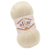 Alize Cotton Baby Soft 62 ľahký krém