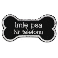 Číslo náplasti pre psa Výšivka pre domáceho maznáčika