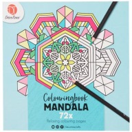 Mandala omaľovánka pre deti aj dospelých, 72 strán