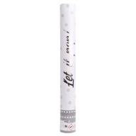 TRUBKOVÝ DELO STREĽBA BIELE KONFETTI 40 CM