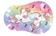 Ortopad Unicorns pravidelných 10 náplastí na oči
