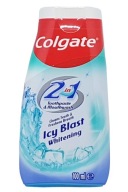 Bieliaca zubná pasta a ústna voda Colgate Icy Blast 2v1