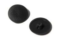 Kryt PZ2 zakrývajúci skrutku, 100 ks MATTE GRAPHITE