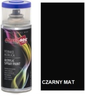 Uni. akrylový lak MAT BLACK RAL9005
