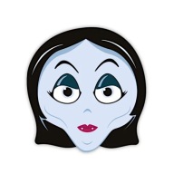 PAPIEROVÁ MASKA VAMPIRE MORTICIA 1 ks