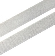 VELCRO páska na suchý zips Medvedík + háčik 25mm - 1m Biela