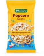 Bakalland slaný popcorn do mikrovlnnej rúry 90g, lahodný snack