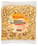 BLANŠOVANÉ MANDLE, CELÉ 500g BEZ ŠUPKY, ČERSTVÉ PRÍRODNÉ PREMIUM