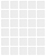 Samolepiace plstené podložky biele 15x15mm balenie 30 ks - VORSTAHL