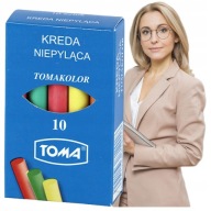 TOMA BLACKBOARD CHALK FAREBNÁ, BEZ PODŠÍVKY KRIEDA